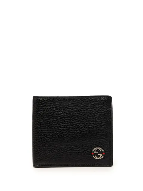 Gucci Pre-Owned cartera Interlocking G pequeña de piel de becerro con tribanda Web 2000-2015