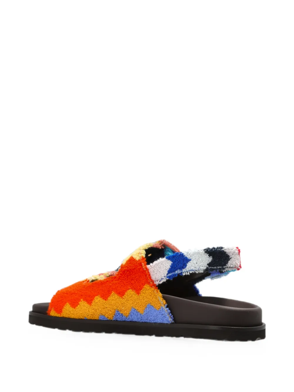 Missoni Sandalen met zigzag-patroon en gespsluiting Blauw