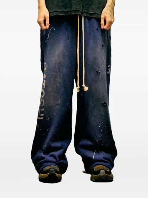 SATOSHI NAKAMOTO pantalones de chándal anchos Luke