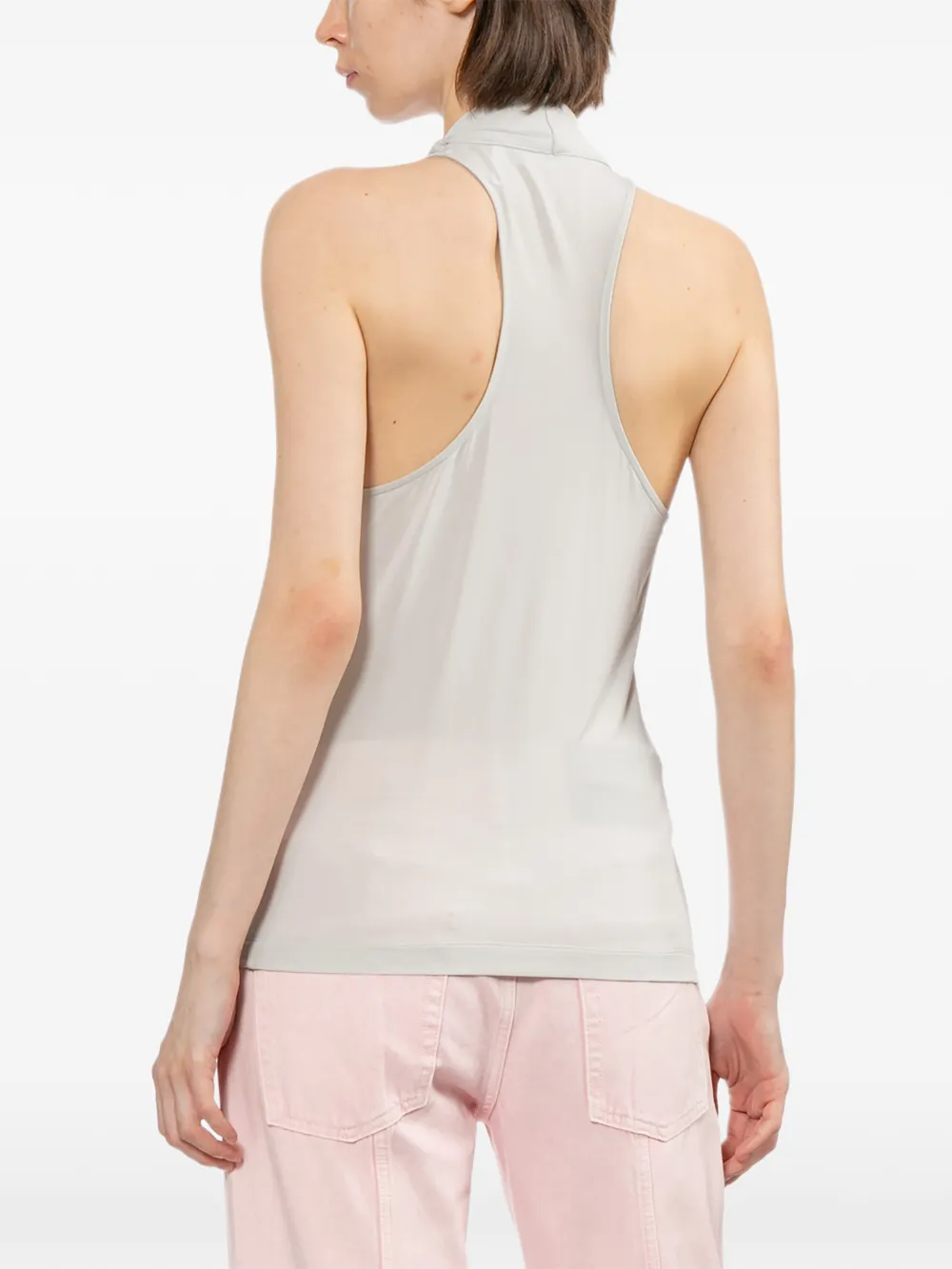 Helmut Lang Top met halternek Grijs