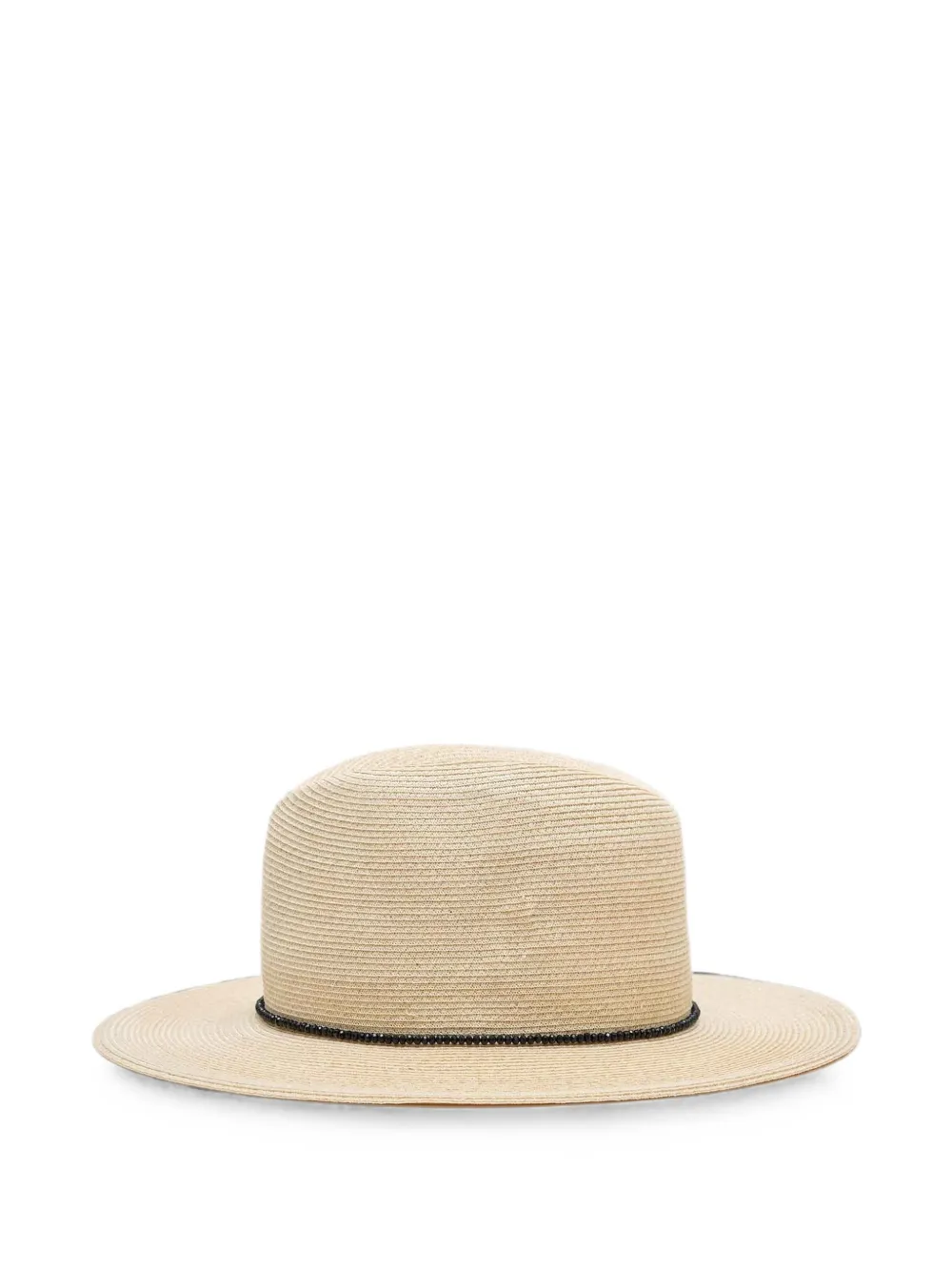 Undercover Zonnehoed met brede rand en verfraaid met kralen Beige