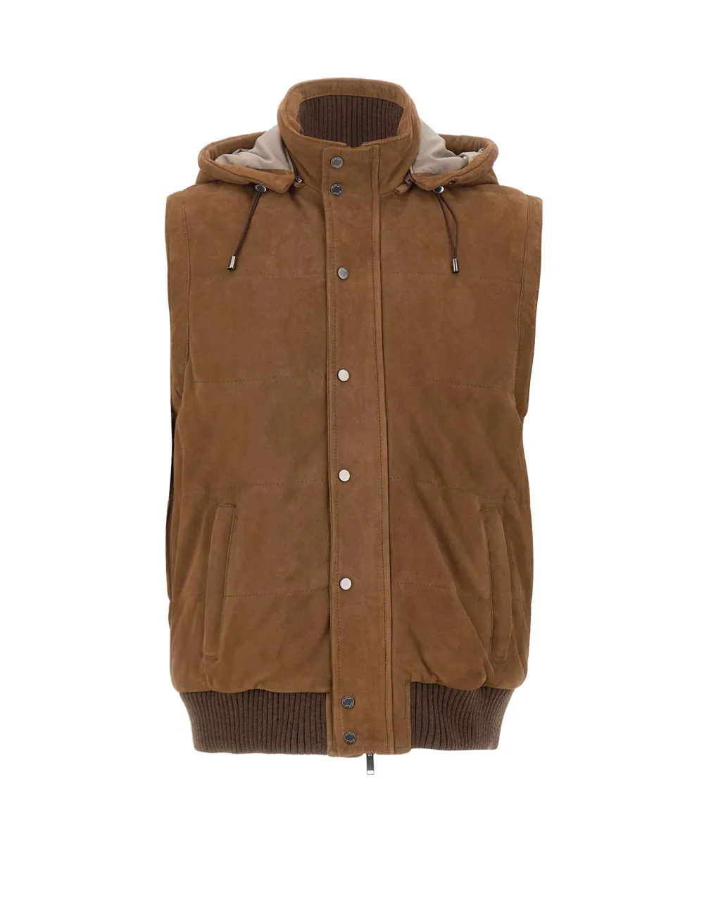VOLFAGLI Campidoglio suede gilet | Brown | Image 1