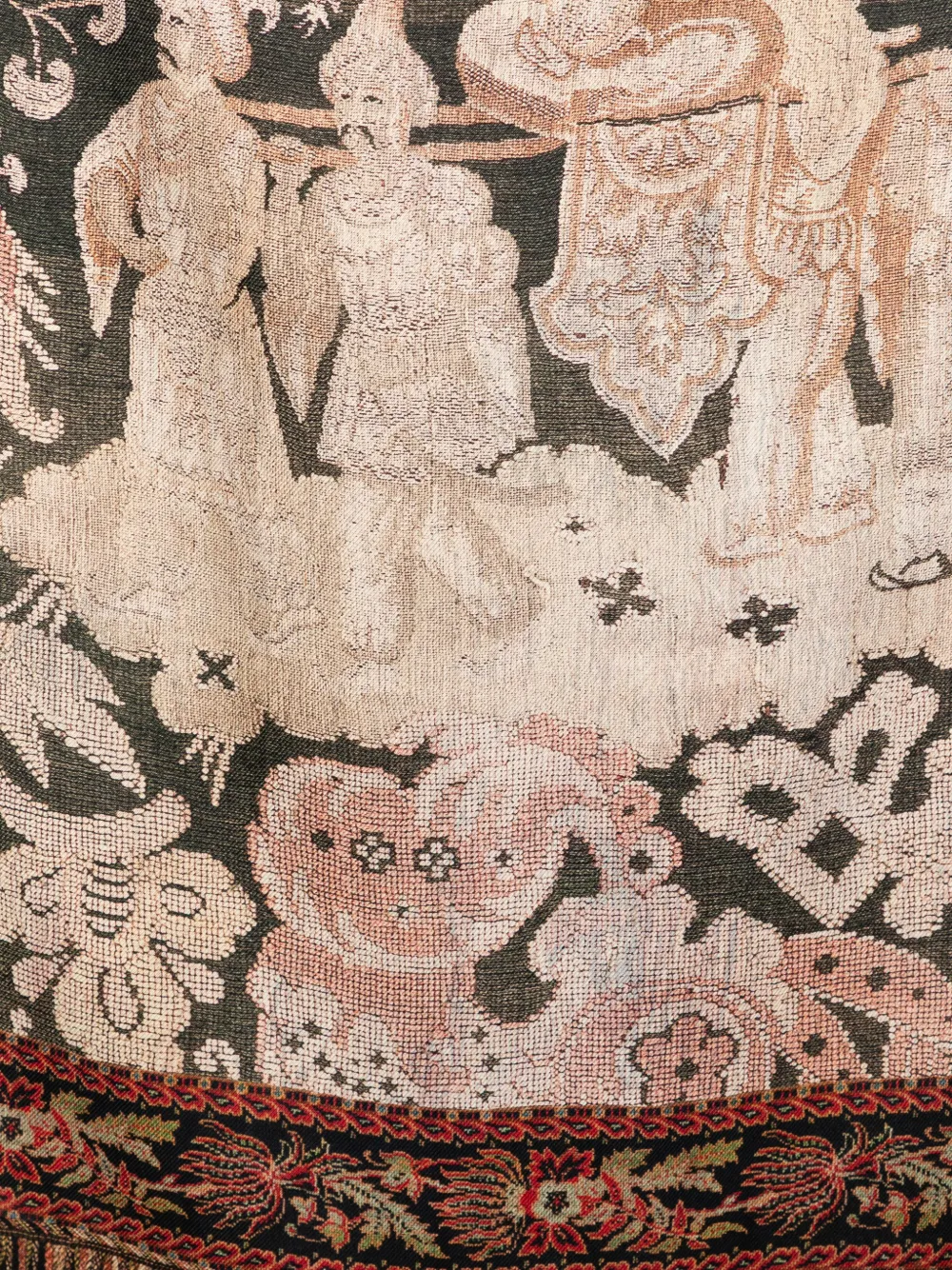 Pierre-Louis Mascia Sjaal met print Beige