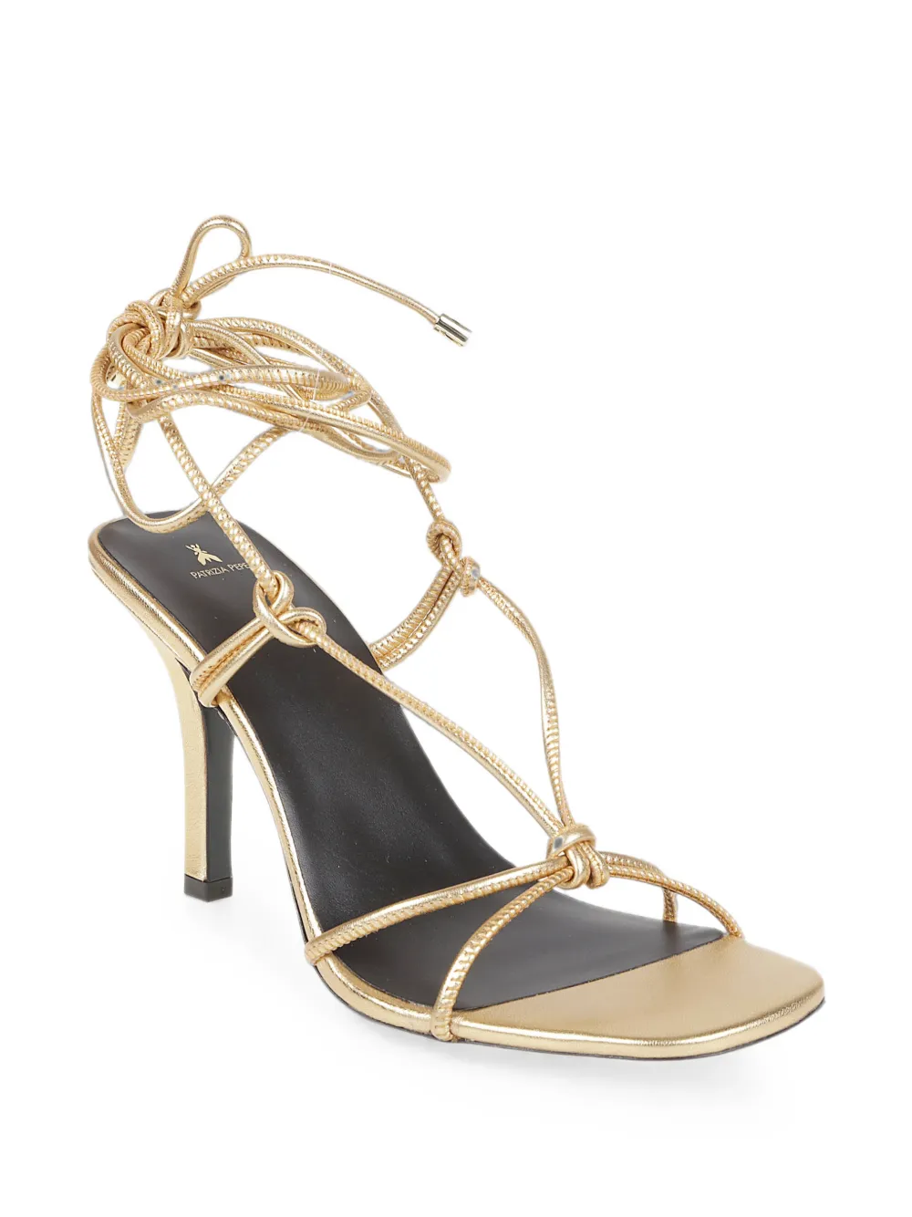 Patrizia Pepe strappy sandals Goud