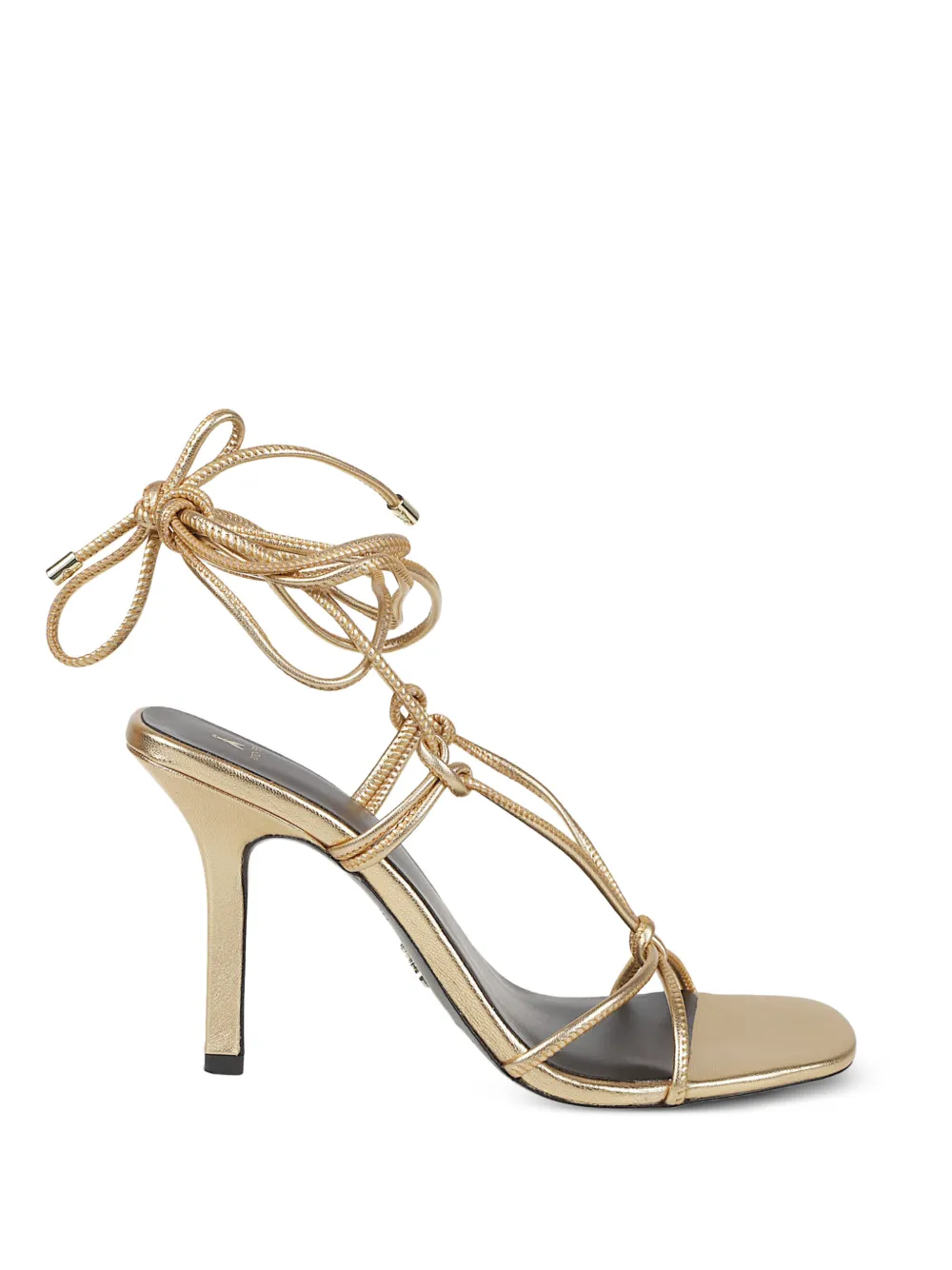Patrizia Pepe strappy sandals Goud