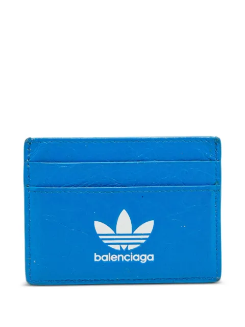 Balenciaga Pre-Owned X 아디다스 로고 디테일 카드홀더