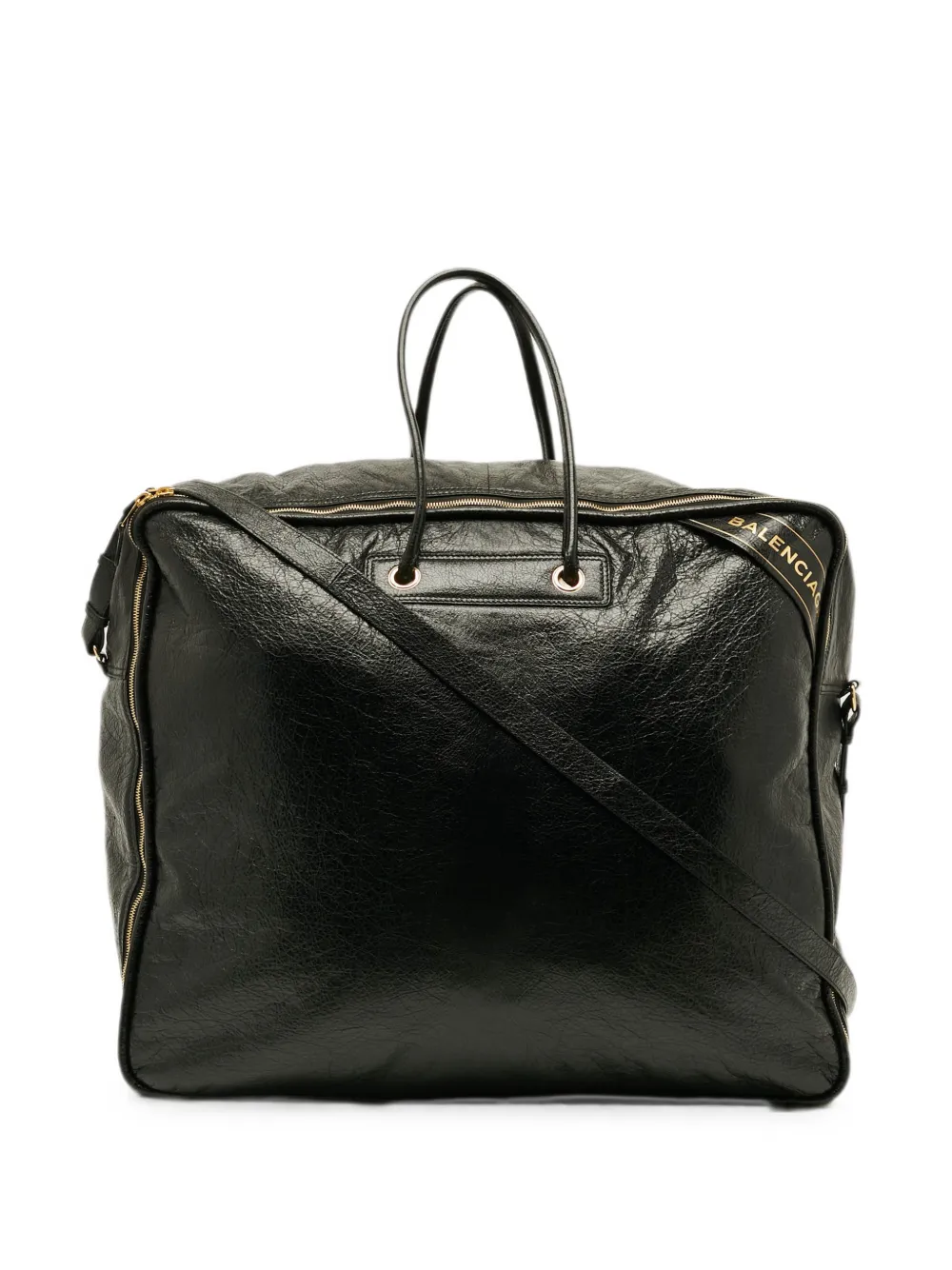 Balenciaga Pre-Owned XL Blanket Square leather holdall - Nero