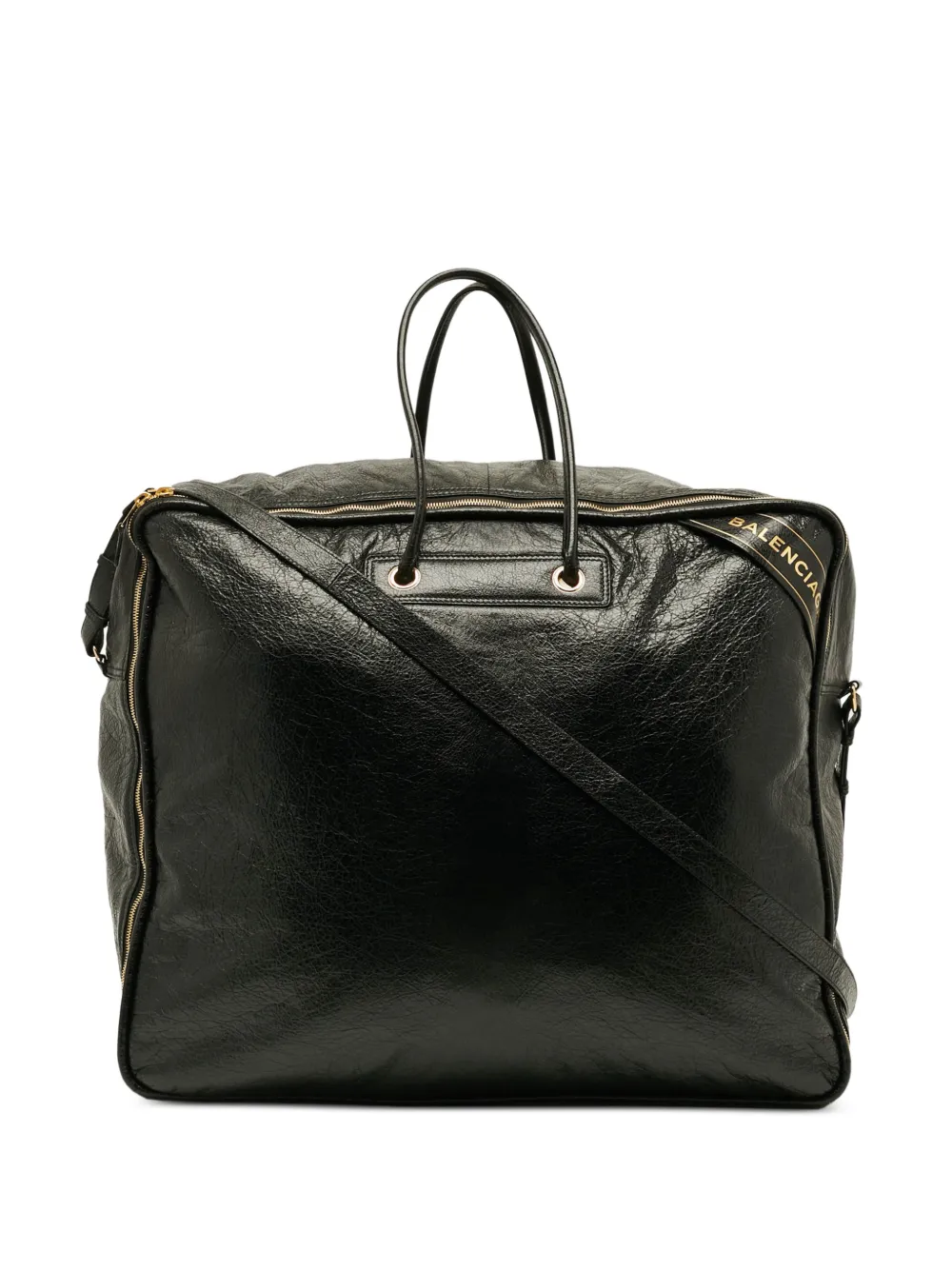 Balenciaga Pre-Owned XL Blanket Square leather holdall - Nero