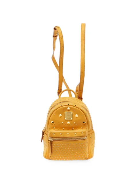 MCM Pre-Owned Stark studded backpack