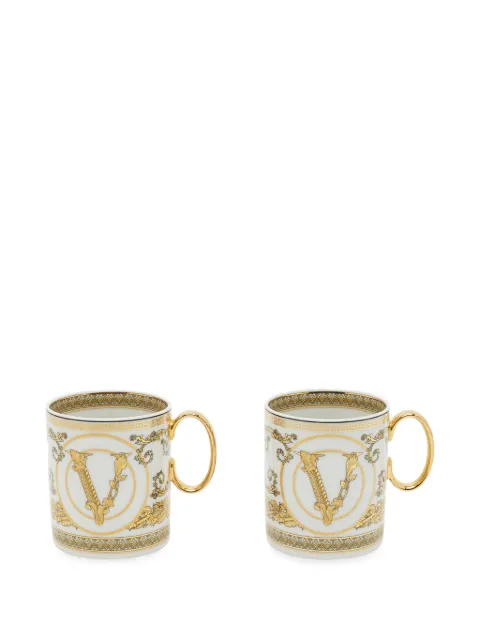 Versace Pre-Owned Virtus Gala Medusa-head mugs (set of two)