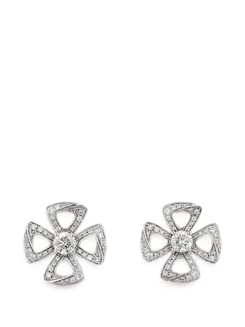 Bvlgari Pre-Owned pendientes Fiorever con diamante 2020