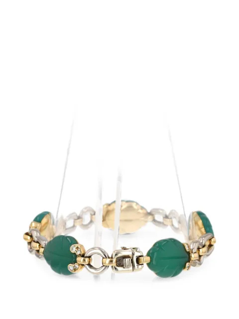 Cartier 1990 Indes Galantes chrysoprase and diamond bracelet