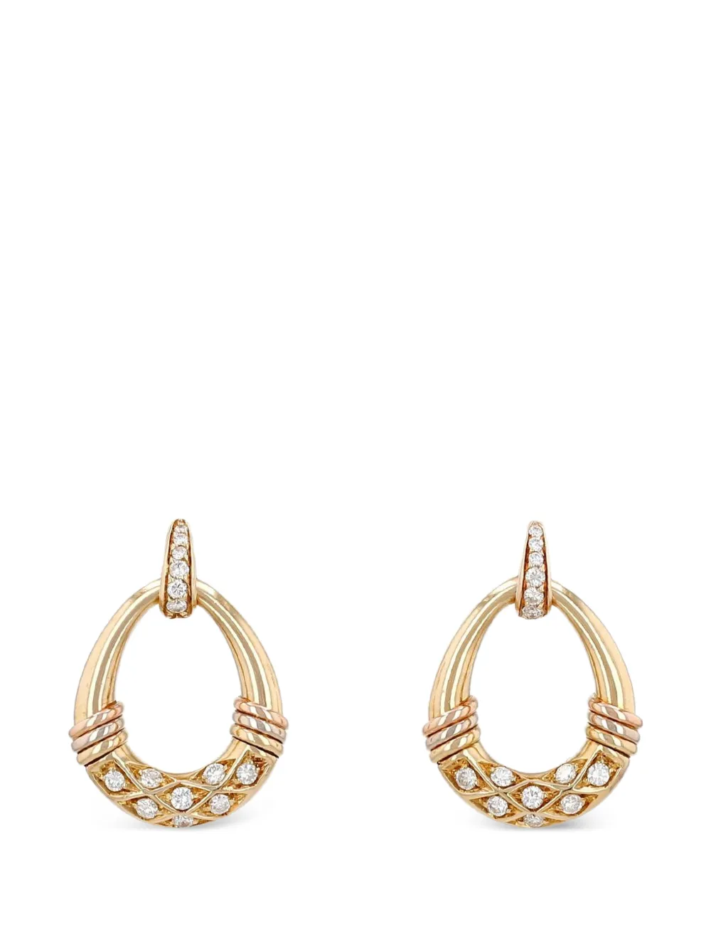 Cartier Orecchini con pendente Rumba anni '90 - Oro