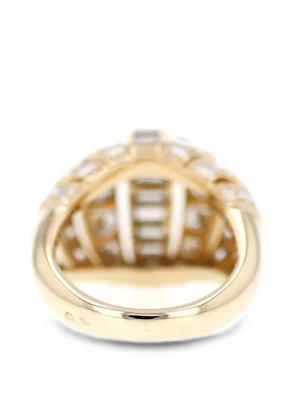 Cartier 1980s diamond dome ring - Gold