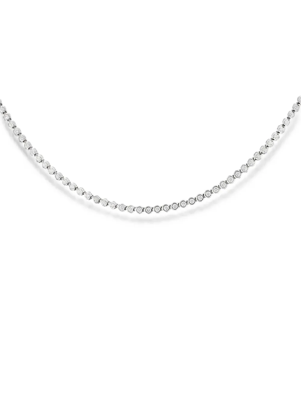 Cartier 2019 Lignes Essentielles diamond necklace - Argento