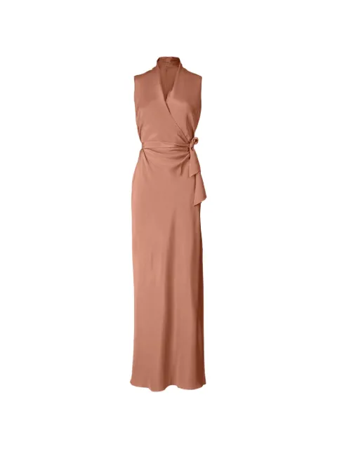 Peter Cohen Vickie wrap-style maxi dress