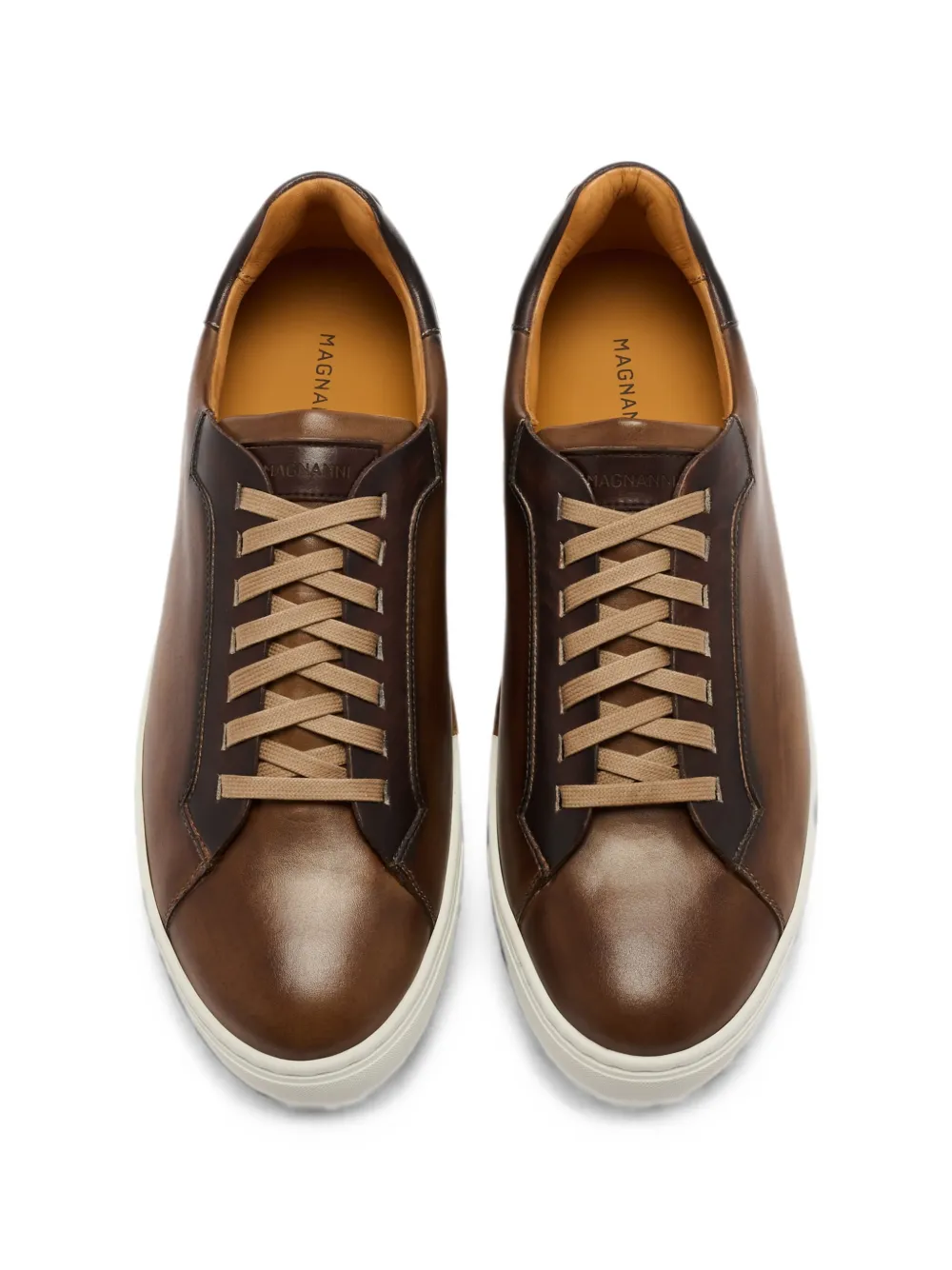 Magnanni Amadeo leather low-top sneakers Bruin
