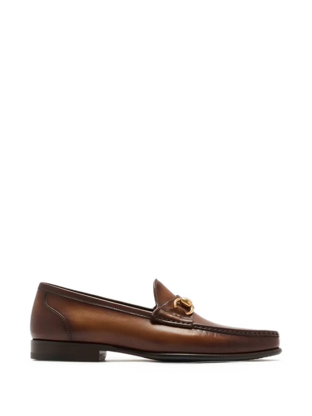 Magnanni horsebit leather loafers - Marrone