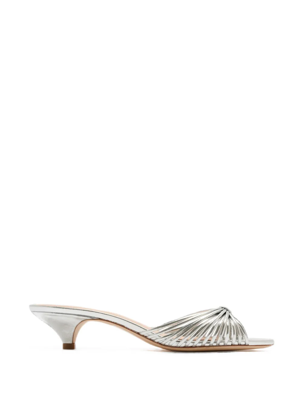 Loeffler Randall Dixie heeled sandals - Argento