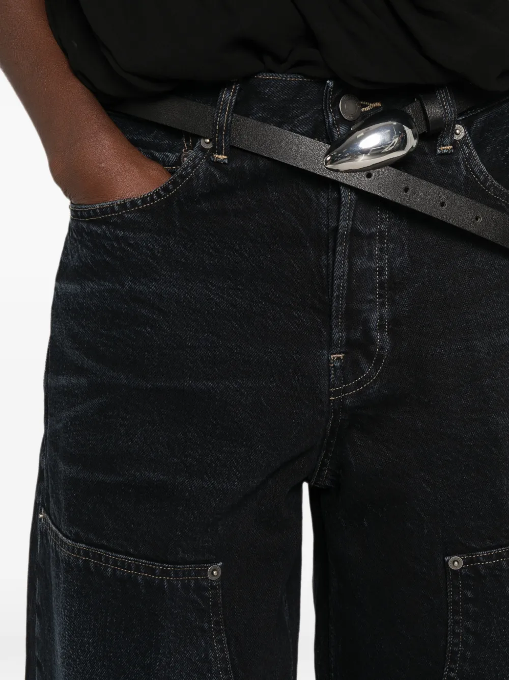 Haikure Legacy shorts met vlakken Blauw