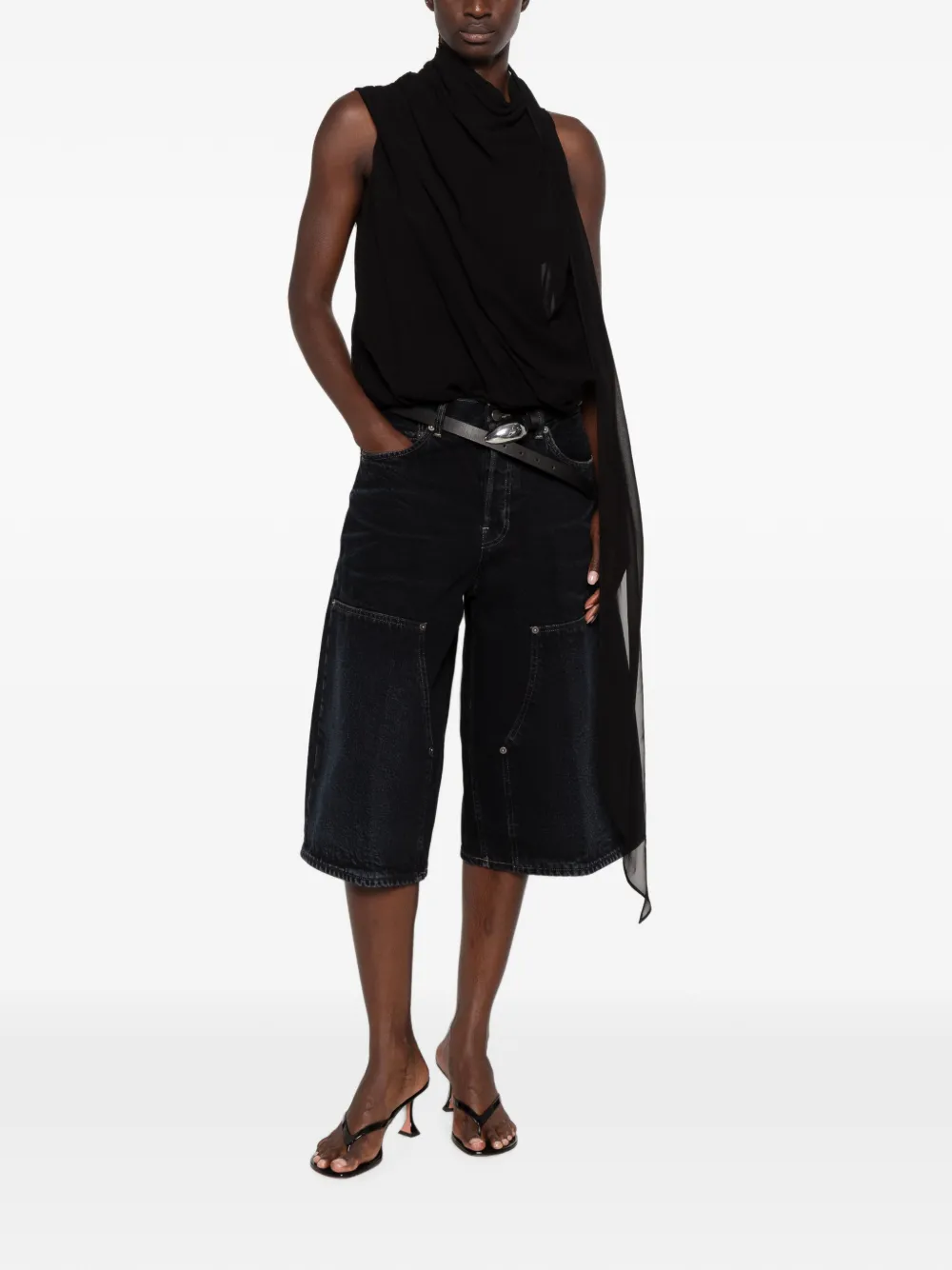 Haikure Legacy shorts met vlakken Blauw