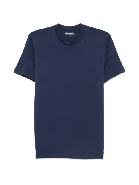 LES HOMMES logo-print crew-neck T-shirt