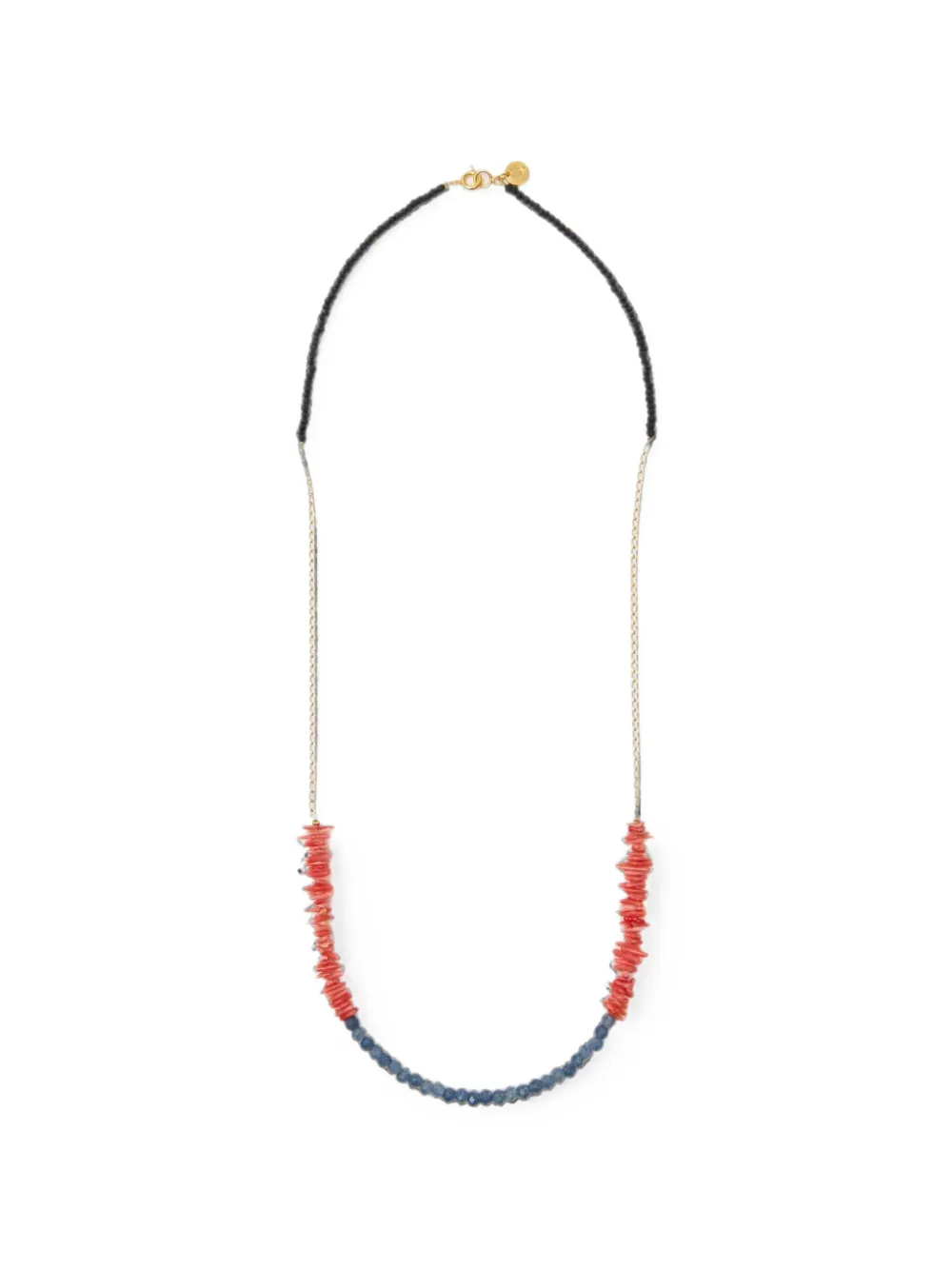 Undercover beaded chain necklace - Oro