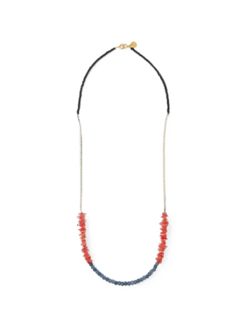 Undercover beaded chain necklace