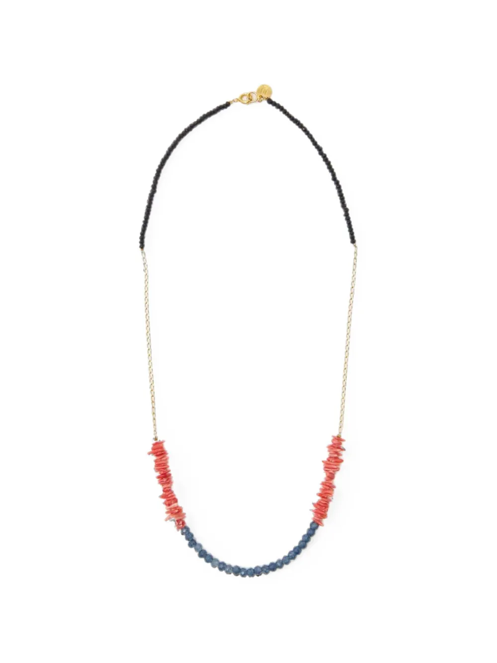 Undercover beaded-chain necklace - Oro