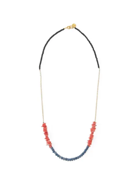 Undercover beaded-chain necklace