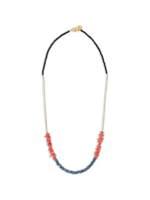 Undercover beaded-chain necklace