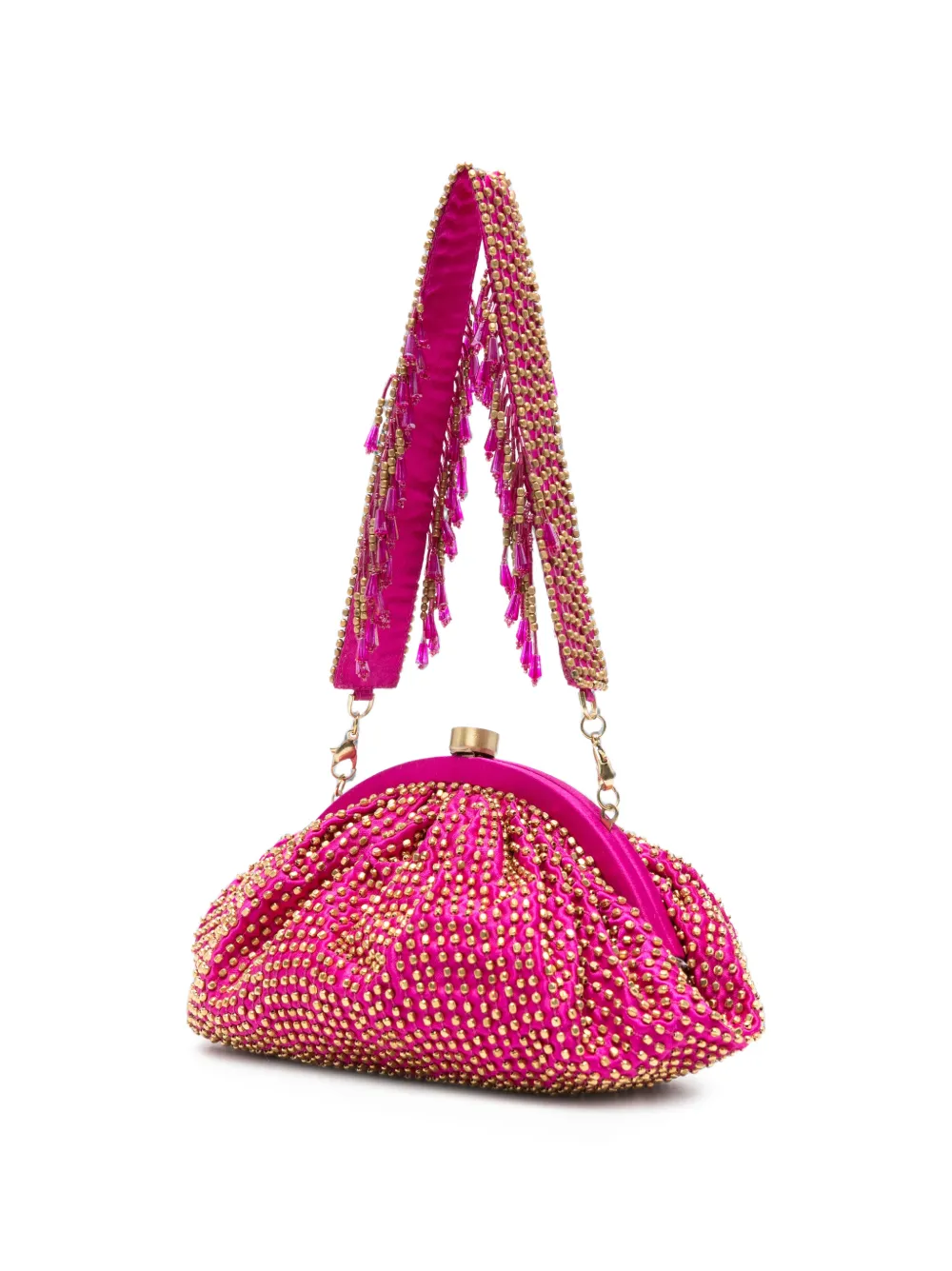 SLO_HAND_MADE Clutch met handvat Roze
