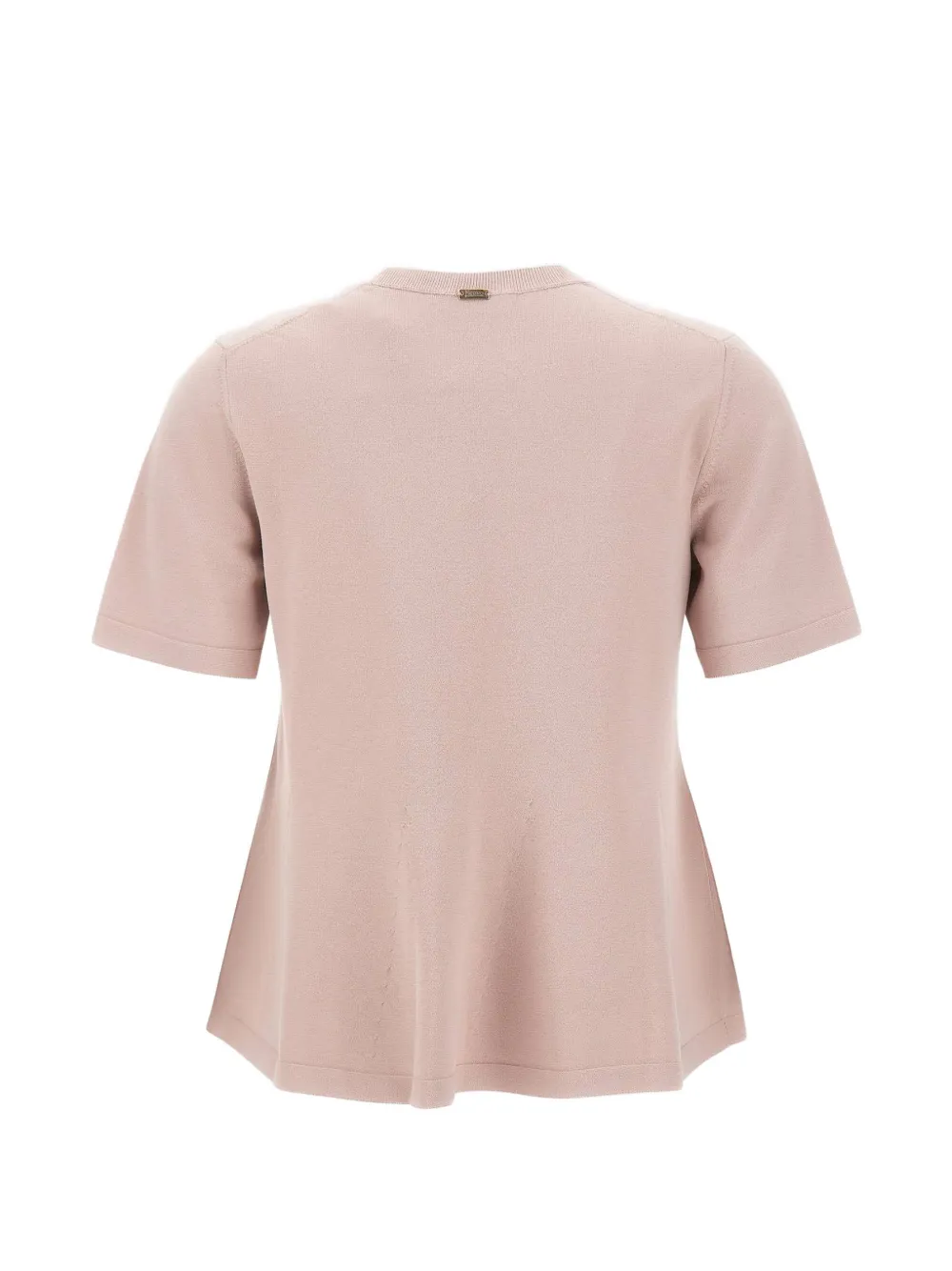 Herno Crew-neck Short-sleeve T-shirt in Pink, view 2