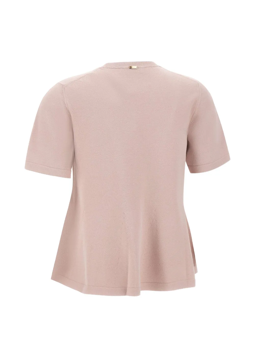 Herno Crew-neck Short-sleeve T-shirt in Pink, view 3