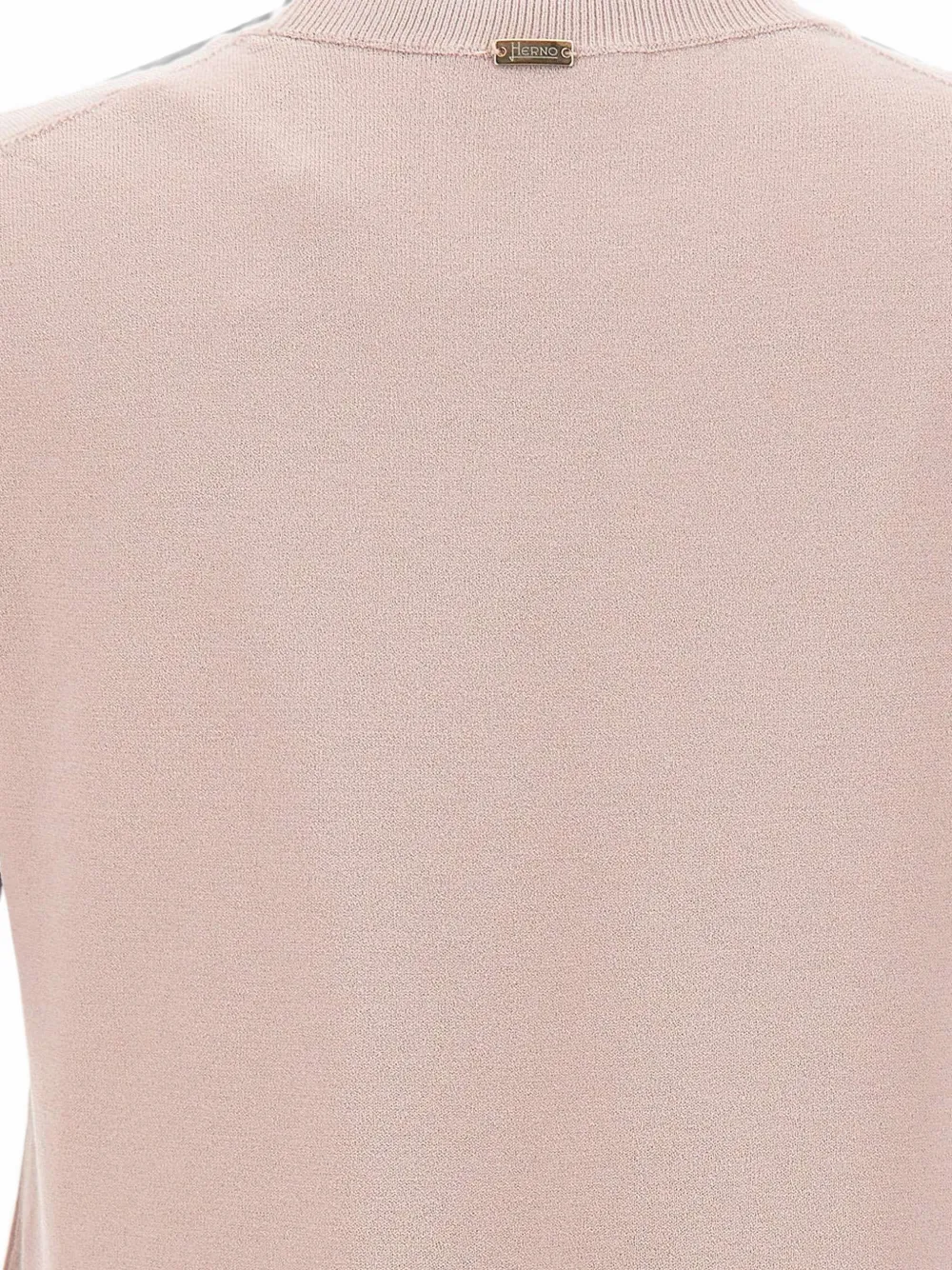 Herno Crew-neck Short-sleeve T-shirt in Pink, view 4