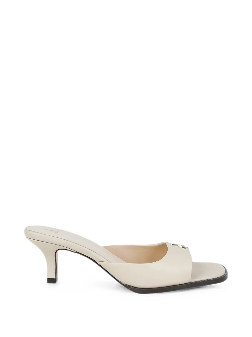 Patrizia Pepe logo-plaque sandals Beige
