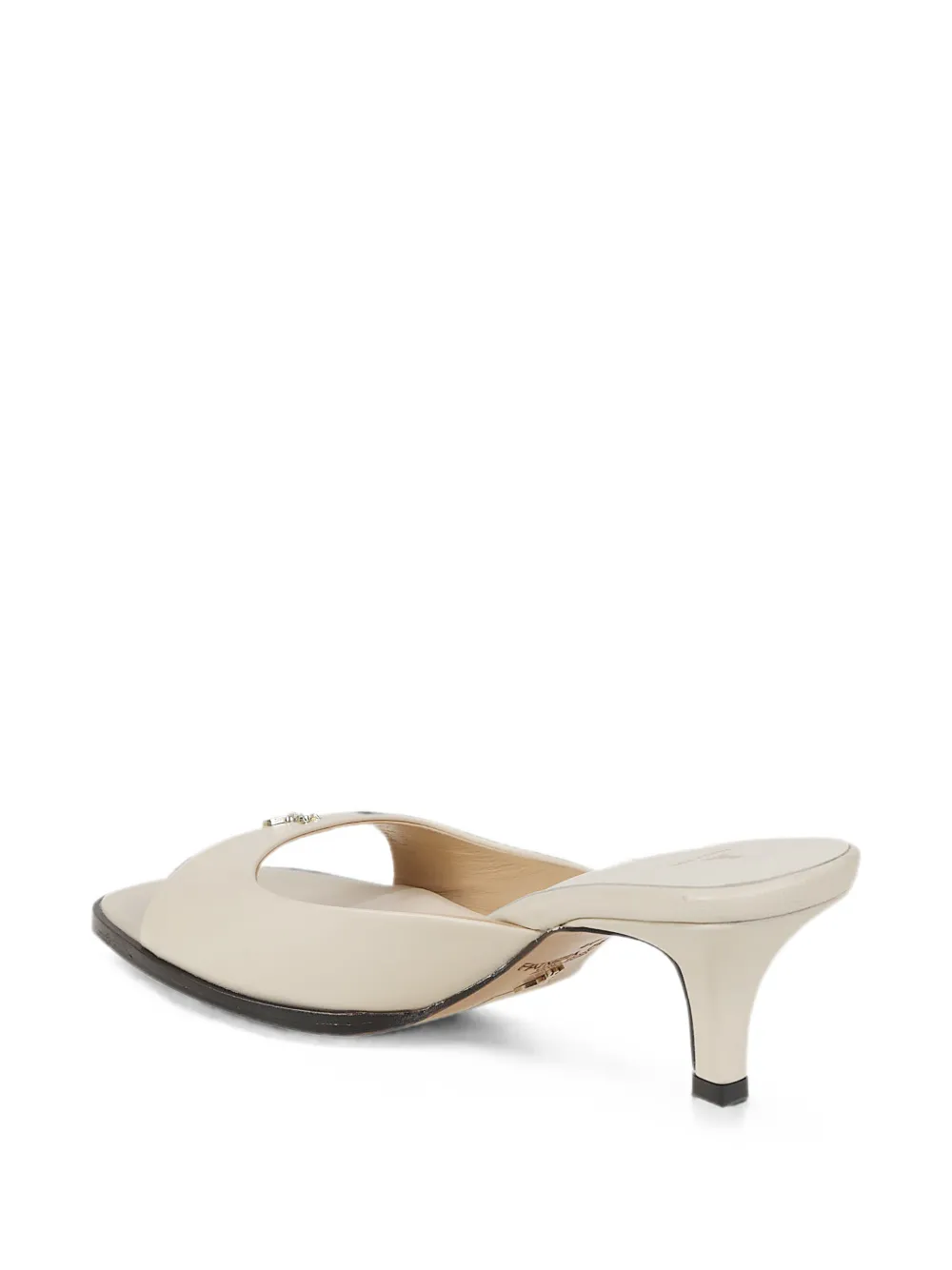Patrizia Pepe logo-plaque sandals Beige