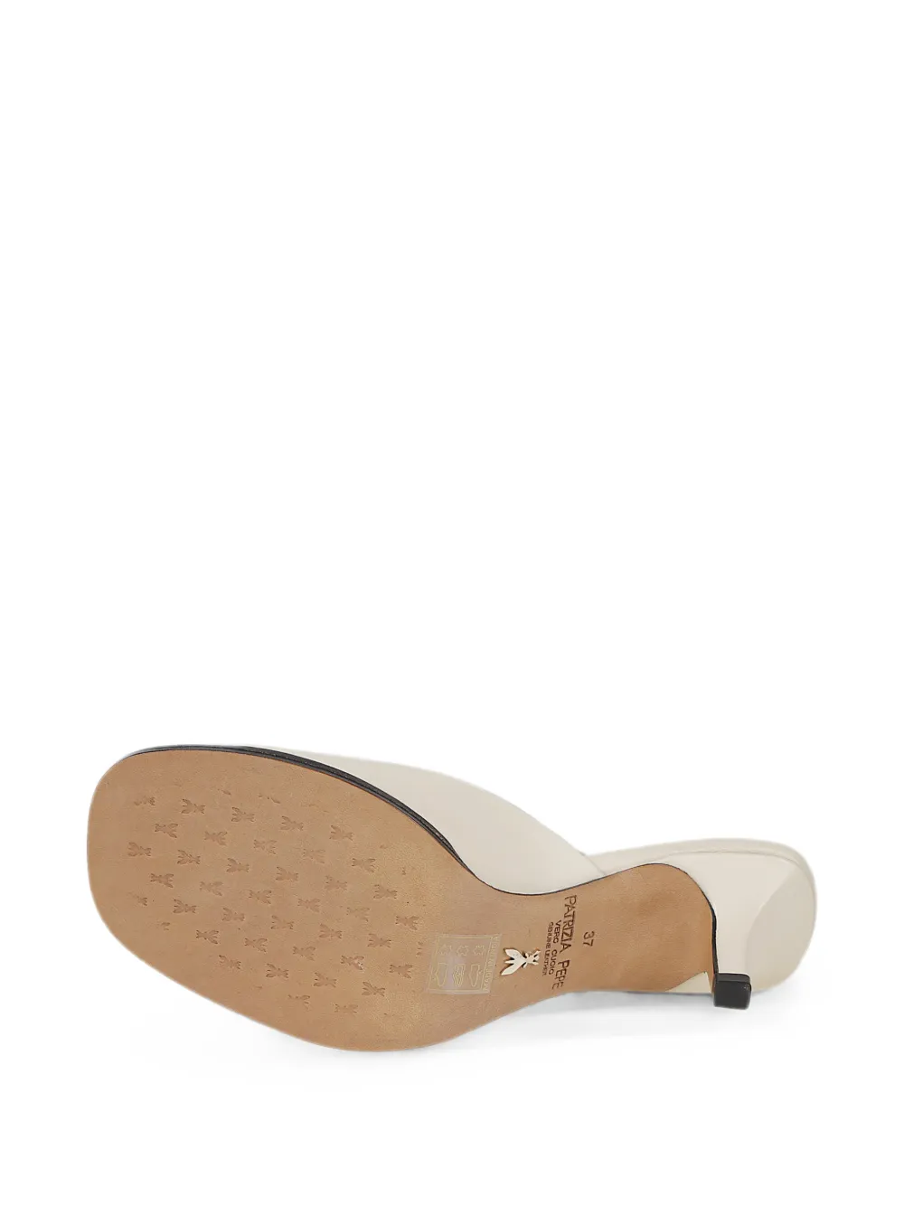 Patrizia Pepe logo-plaque sandals Beige