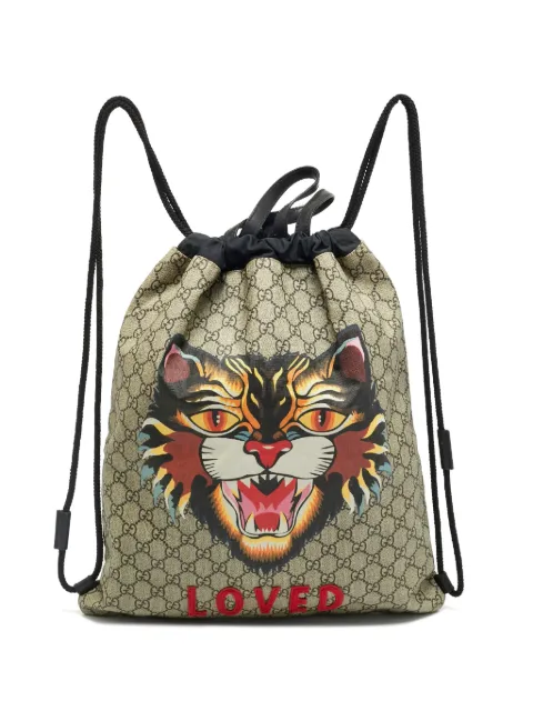 Gucci Pre-Owned GG Supreme drawstring backpack