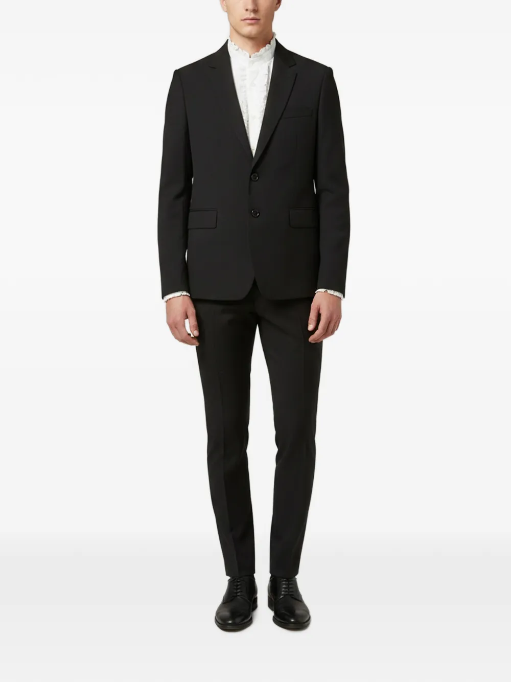 Pre-owned Saint Laurent 2021-2022 Single-breasted Suit In Black