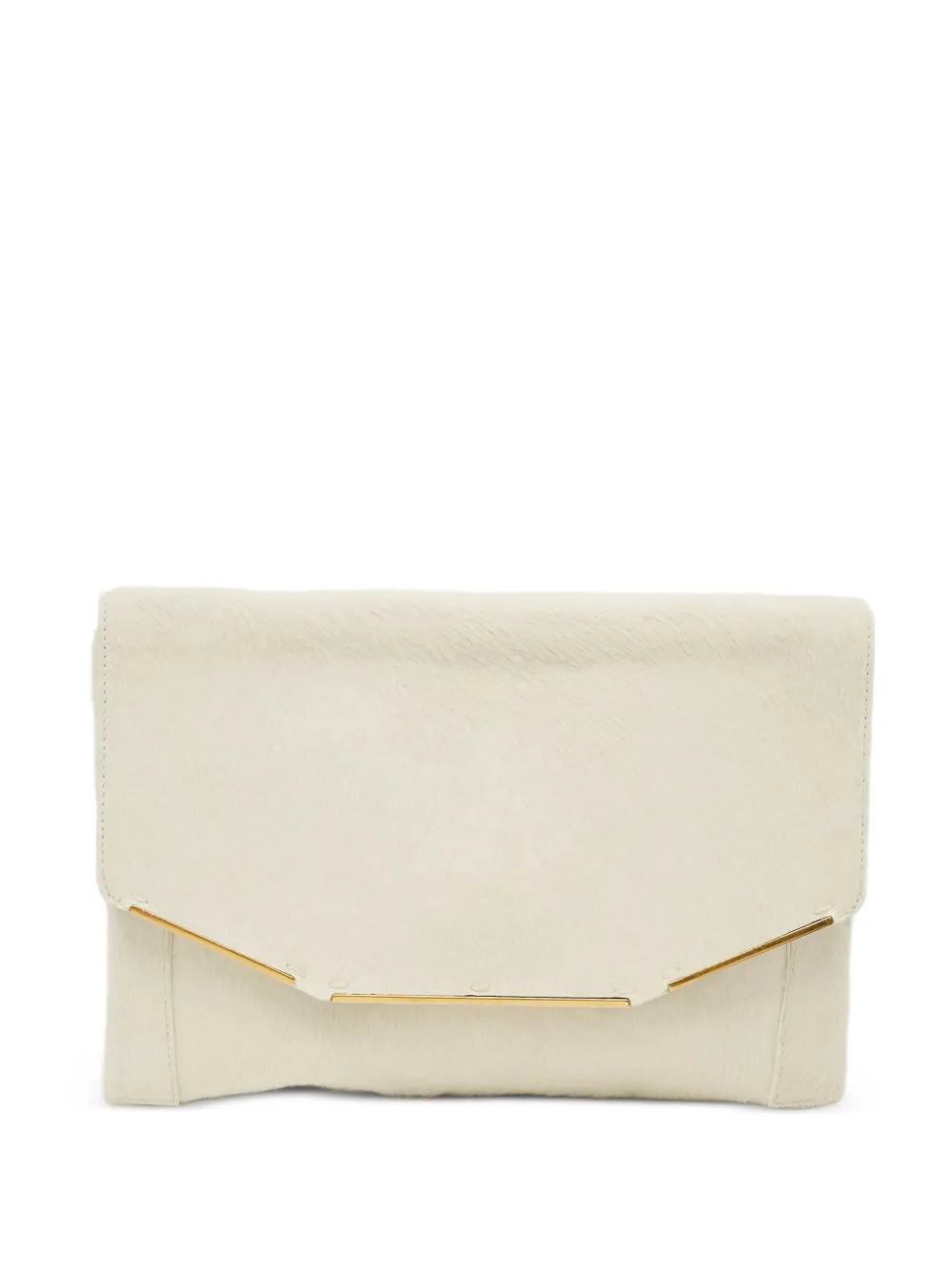 Lanvin Pre-Owned Miss Sactorial calf hair clutch bag - Toni neutri