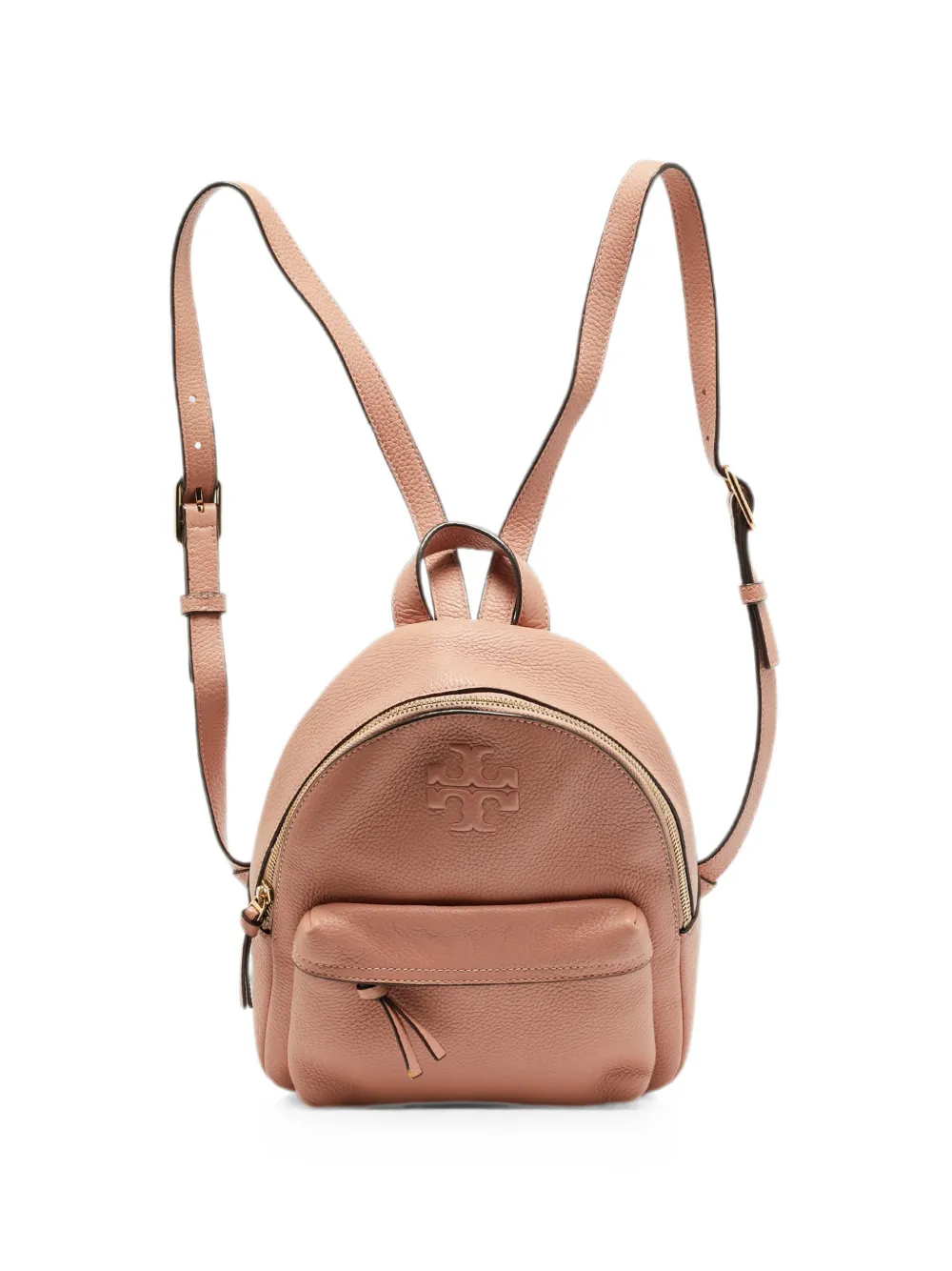 Pre-owned Tory Burch Thea Mini Backpack In Pink