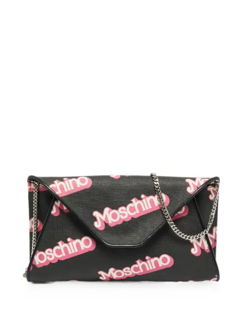 Moschino Pre-Owned Barbie logo chain clutch bag