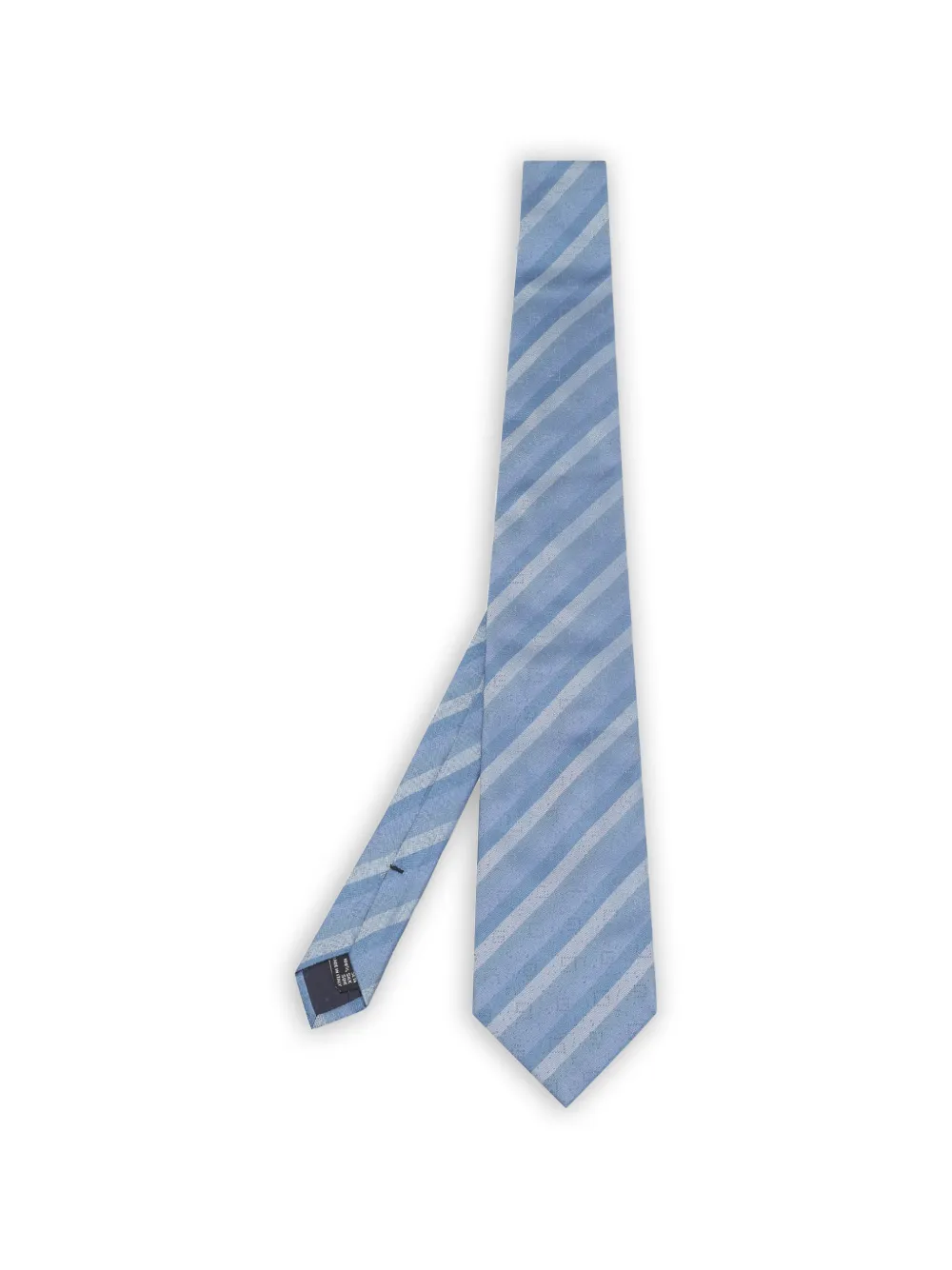 Gucci Pre-Owned GG monogram striped tie - Blu