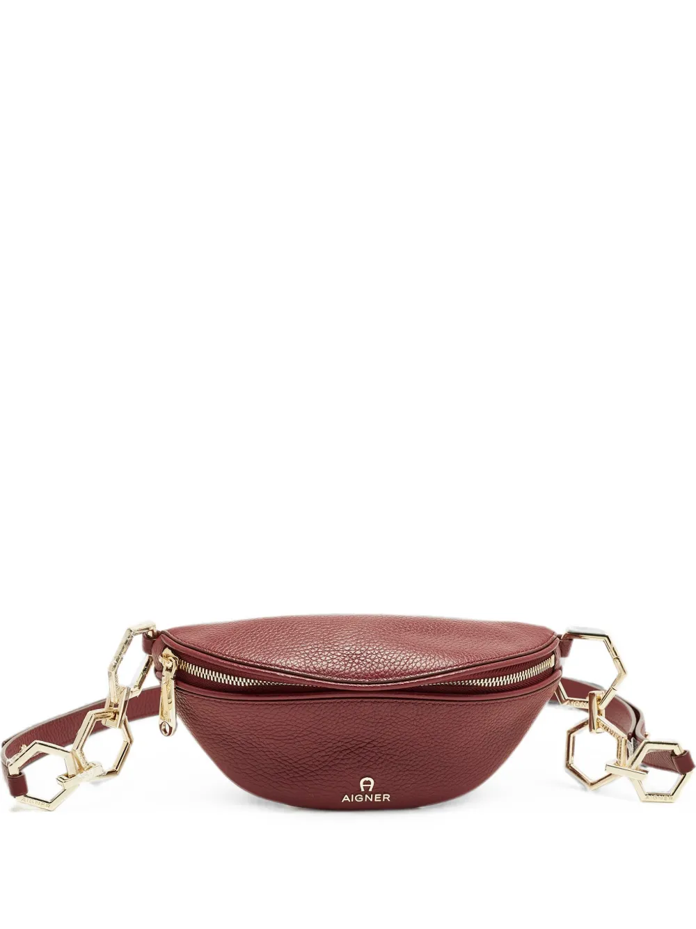 Aigner Kids Serena leather belt bag - Rosso