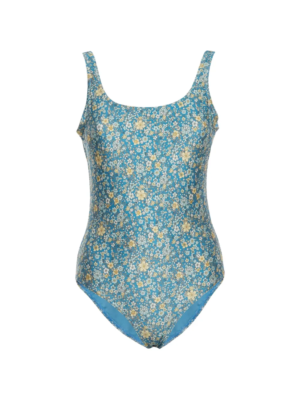 ZIMMERMANN Carnaby floral-print swimsuit - Blu