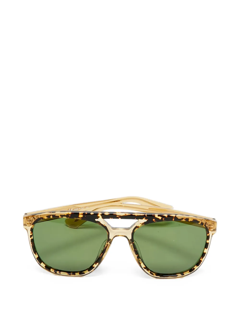 Ferragamo Pre-Owned square-frame sunglasses - Marrone