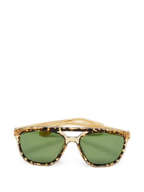 Ferragamo Pre-Owned lentes de sol con armazón cuadrada