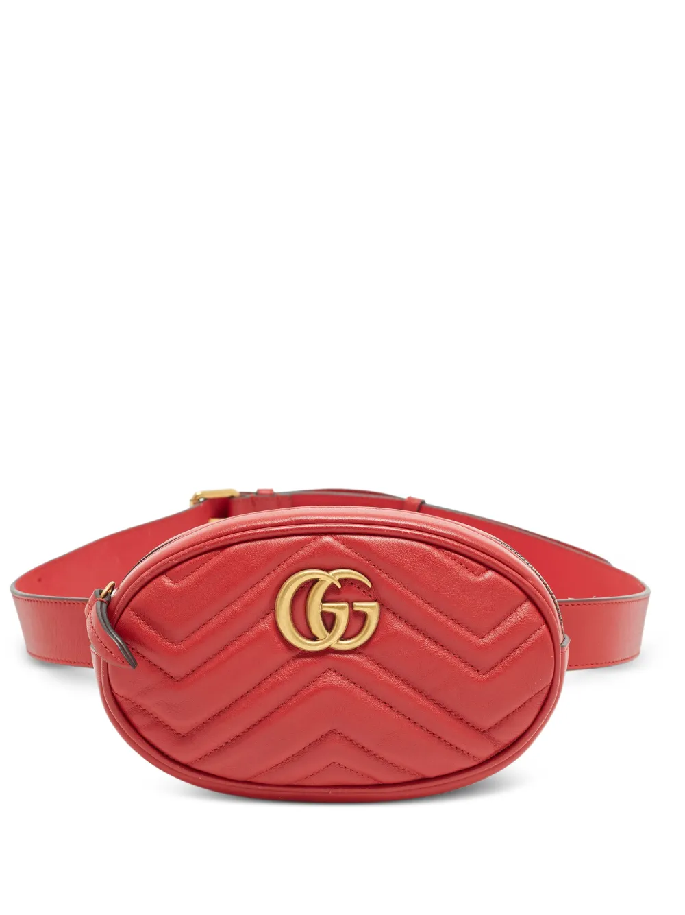 Gucci Pre-Owned Marsupio GG Marmont matelassé - Rosso