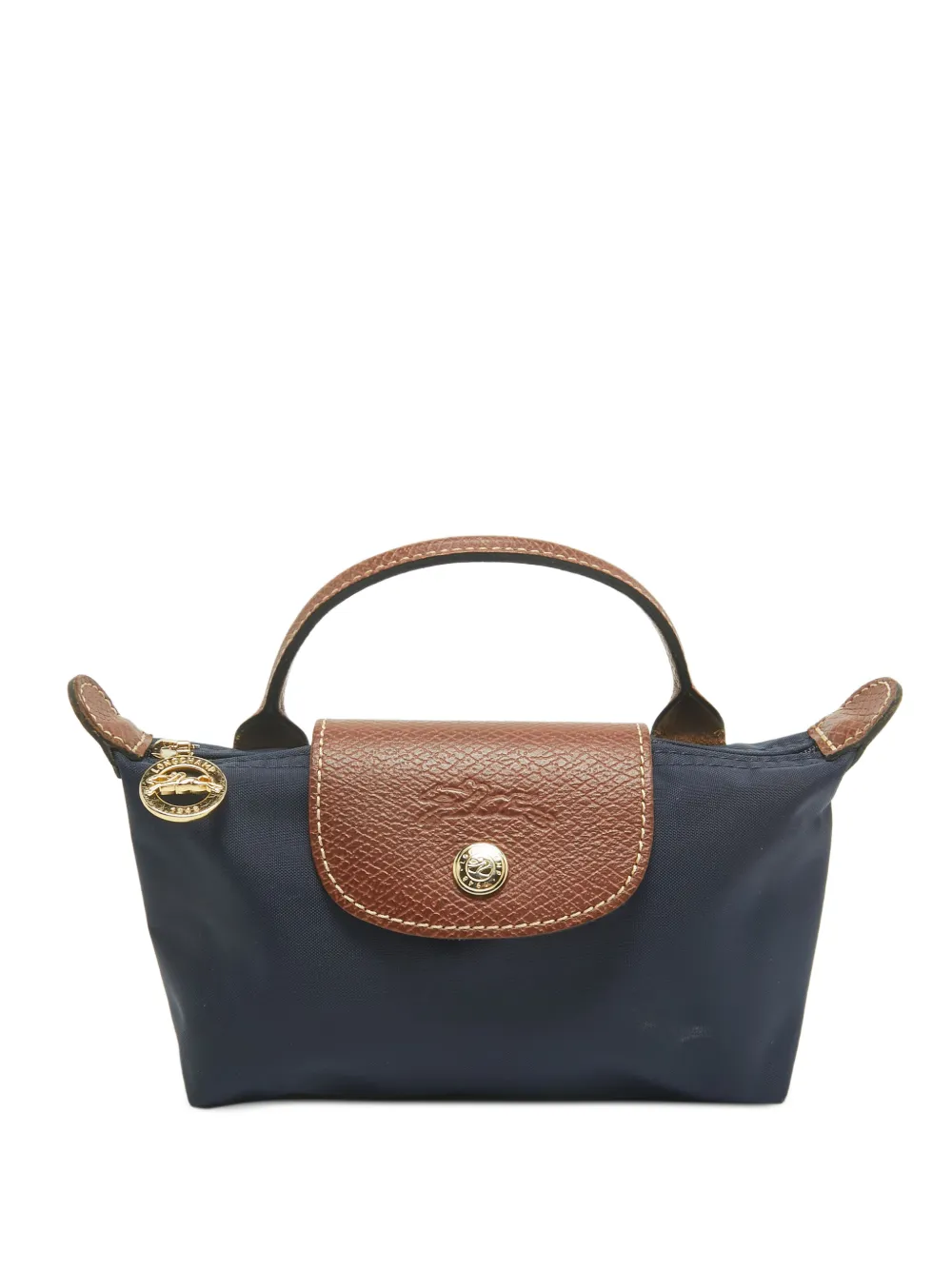 Longchamp Le Pliage handle pouch - Blu
